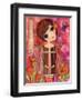 Big Eyed Girl Blossom Fairy-Wyanne-Framed Giclee Print