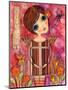 Big Eyed Girl Blossom Fairy-Wyanne-Mounted Giclee Print