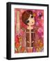 Big Eyed Girl Blossom Fairy-Wyanne-Framed Giclee Print