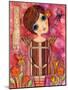 Big Eyed Girl Blossom Fairy-Wyanne-Mounted Giclee Print