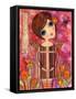 Big Eyed Girl Blossom Fairy-Wyanne-Framed Stretched Canvas