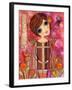 Big Eyed Girl Blossom Fairy-Wyanne-Framed Giclee Print