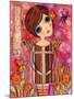 Big Eyed Girl Blossom Fairy-Wyanne-Mounted Giclee Print