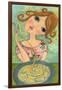 Big Eyed Girl Bon Appetit-Wyanne-Framed Giclee Print