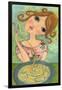 Big Eyed Girl Bon Appetit-Wyanne-Framed Giclee Print