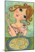 Big Eyed Girl Bon Appetit-Wyanne-Mounted Giclee Print