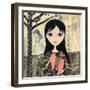 Big Eyed Girl Broken Heart-Wyanne-Framed Giclee Print