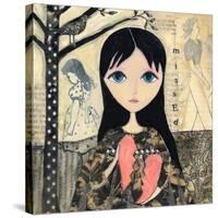 Big Eyed Girl Broken Heart-Wyanne-Stretched Canvas