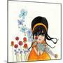 Big Eyed Girl Butterflies and Bees-Wyanne-Mounted Giclee Print