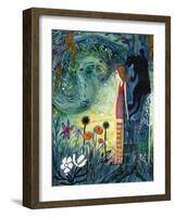 Big Eyed Girl Can of Worms-Wyanne-Framed Giclee Print