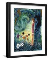 Big Eyed Girl Can of Worms-Wyanne-Framed Giclee Print