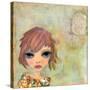 Big Eyed Girl Cloudy Day-Wyanne-Stretched Canvas