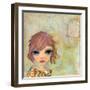 Big Eyed Girl Cloudy Day-Wyanne-Framed Giclee Print