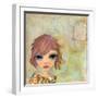 Big Eyed Girl Cloudy Day-Wyanne-Framed Giclee Print