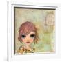 Big Eyed Girl Cloudy Day-Wyanne-Framed Giclee Print