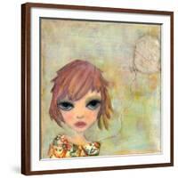 Big Eyed Girl Cloudy Day-Wyanne-Framed Giclee Print