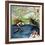 Big Eyed Girl Daydream Believer-Wyanne-Framed Giclee Print