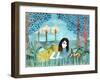 Big Eyed Girl Dreamstate-Wyanne-Framed Giclee Print