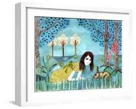 Big Eyed Girl Dreamstate-Wyanne-Framed Giclee Print