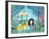 Big Eyed Girl Dreamstate-Wyanne-Framed Giclee Print