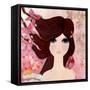 Big Eyed Girl Emerging-Wyanne-Framed Stretched Canvas