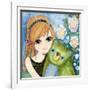 Big Eyed Girl Fast Friends-Wyanne-Framed Giclee Print