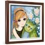 Big Eyed Girl Fast Friends-Wyanne-Framed Giclee Print