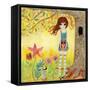 Big Eyed Girl Finders Keepers-Wyanne-Framed Stretched Canvas