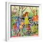 Big Eyed Girl Fingers Crossed-Wyanne-Framed Giclee Print