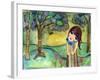 Big Eyed Girl Free to Love-Wyanne-Framed Giclee Print