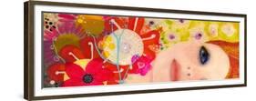 Big Eyed Girl from Within-Wyanne-Framed Giclee Print