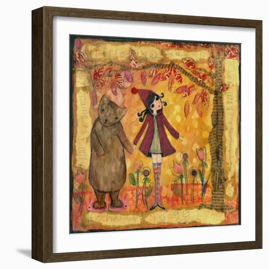 Big Eyed Girl He Helped Her Get Back Home-Wyanne-Framed Giclee Print