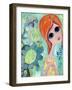 Big Eyed Girl Hope Garden-Wyanne-Framed Giclee Print