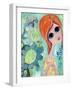 Big Eyed Girl Hope Garden-Wyanne-Framed Giclee Print