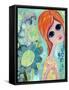 Big Eyed Girl Hope Garden-Wyanne-Framed Stretched Canvas