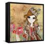 Big Eyed Girl I Am the Queen (No Words)-Wyanne-Framed Stretched Canvas