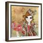 Big Eyed Girl I Am the Queen (No Words)-Wyanne-Framed Giclee Print