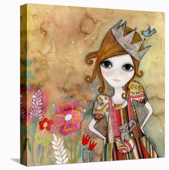 Big Eyed Girl I Am the Queen (No Words)-Wyanne-Stretched Canvas