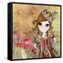 Big Eyed Girl I Am the Queen (No Words)-Wyanne-Framed Stretched Canvas