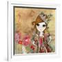 Big Eyed Girl I Am the Queen (No Words)-Wyanne-Framed Giclee Print