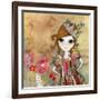 Big Eyed Girl I Am the Queen (No Words)-Wyanne-Framed Giclee Print