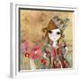 Big Eyed Girl I Am the Queen (No Words)-Wyanne-Framed Giclee Print