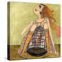 Big Eyed Girl If You Love Something-Wyanne-Stretched Canvas