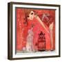 Big Eyed Girl Just Playing-Wyanne-Framed Giclee Print