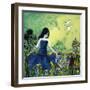 Big Eyed Girl Letting Go-Wyanne-Framed Giclee Print