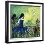 Big Eyed Girl Letting Go-Wyanne-Framed Giclee Print