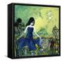 Big Eyed Girl Letting Go-Wyanne-Framed Stretched Canvas