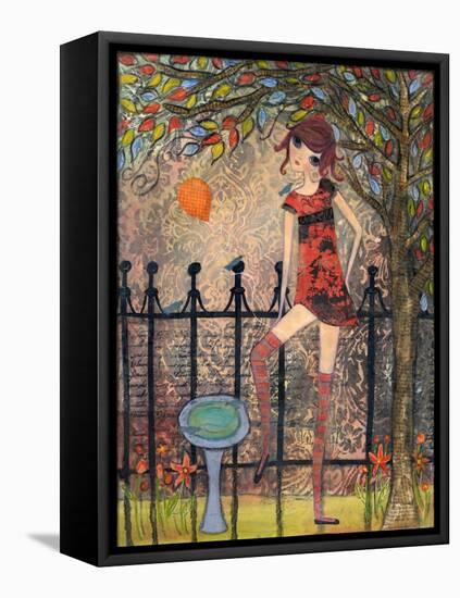 Big Eyed Girl Maribella-Wyanne-Framed Stretched Canvas