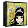 Big Eyed Girl Missing You-Wyanne-Framed Stretched Canvas