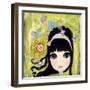 Big Eyed Girl Missing You-Wyanne-Framed Giclee Print